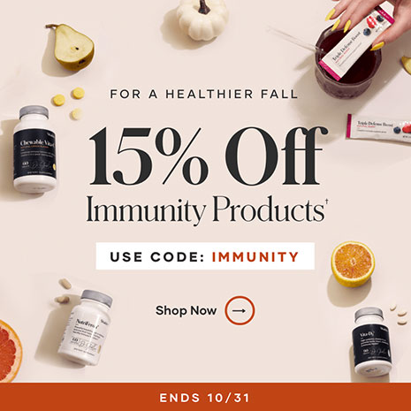 15% Off Immunity Products