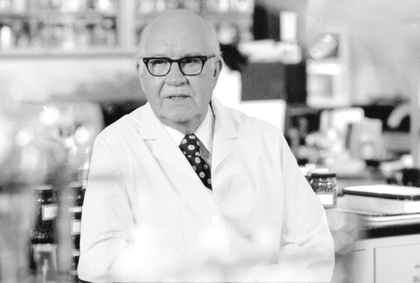 Dr. Forest Shaklee in a lab