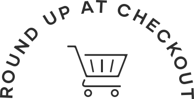 Round up at checkout logo